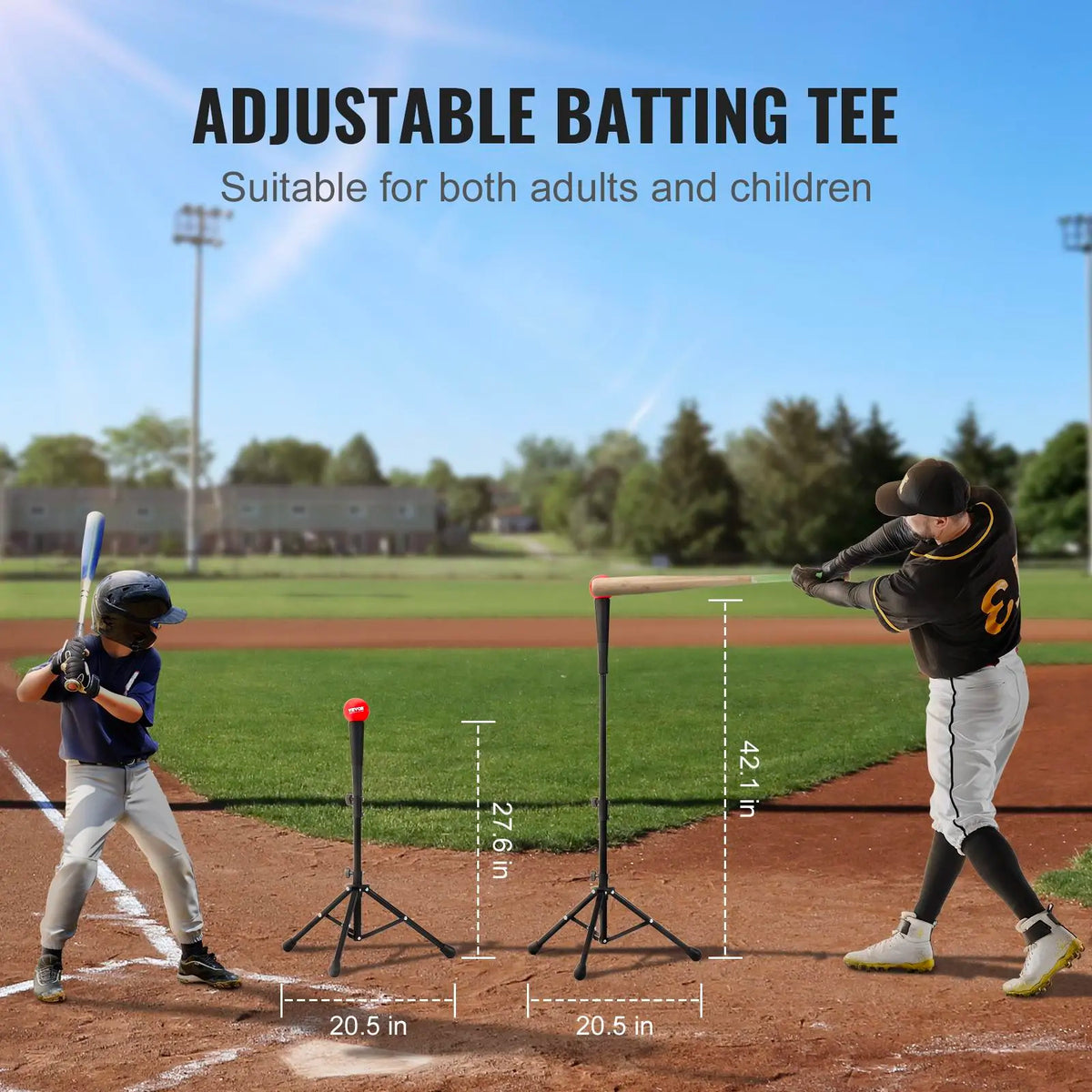 【Summerfinds】Vevor 7X7 Ft Baseball Softball Practice Net, Portable Baseball Training Net for Hitting Batting Catching Pitching, Backstop Baseball Equipment with Bow Frame, Carry Bag, Strike Zone, Ball, Batting Tee