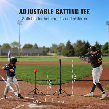 【Summerfinds】Vevor 7X7 Ft Baseball Softball Practice Net, Portable Baseball Training Net for Hitting Batting Catching Pitching, Backstop Baseball Equipment with Bow Frame, Carry Bag, Strike Zone, Ball, Batting Tee