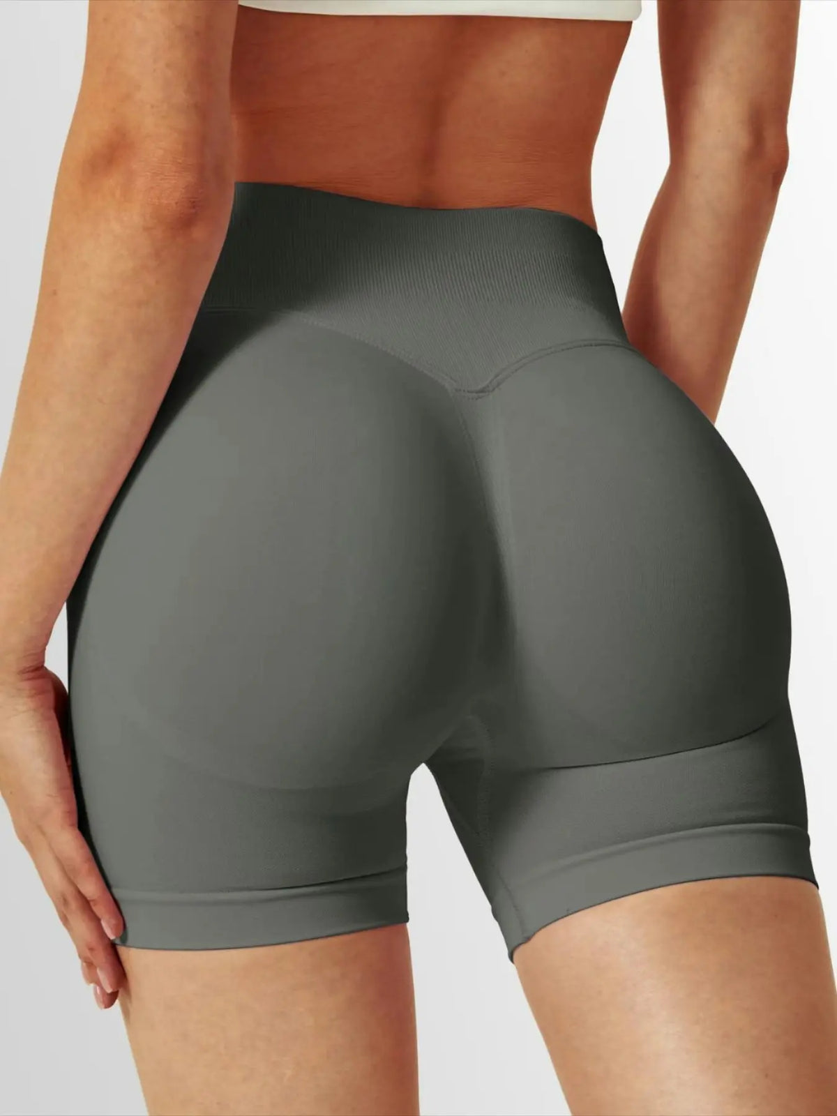Women'S Multi-Piece Fitness Shorts, Seamless Stretch Tight Yoga Pants, High-Waisted Sun Protection, Tummy Control, Ideal for Workout & Casual Wear