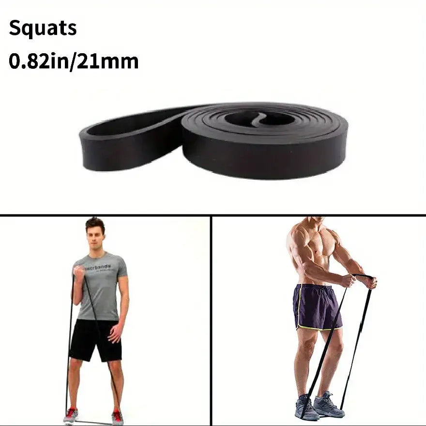 LHU Resistance Bands, Tough TPE 4-Pack Set for Athletic Training, Pull-Up Assistance & Strength Workouts - Unisex Workout Accessories, Resistance Band Workout