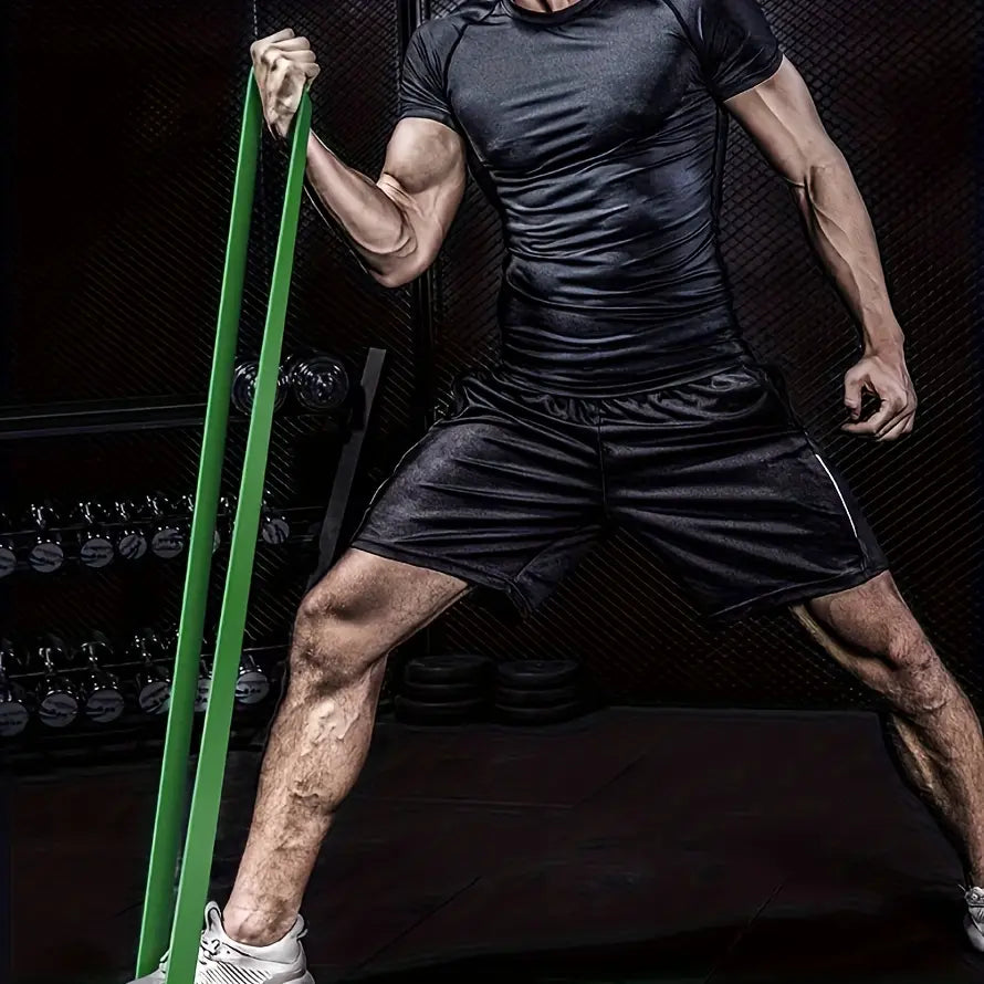 LHU Resistance Bands, Tough TPE 4-Pack Set for Athletic Training, Pull-Up Assistance & Strength Workouts - Unisex Workout Accessories, Resistance Band Workout