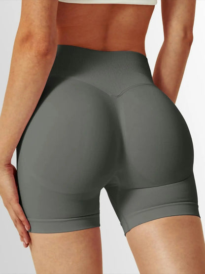 Women'S Multi-Piece Fitness Shorts, Seamless Stretch Tight Yoga Pants, High-Waisted Sun Protection, Tummy Control, Ideal for Workout & Casual Wear